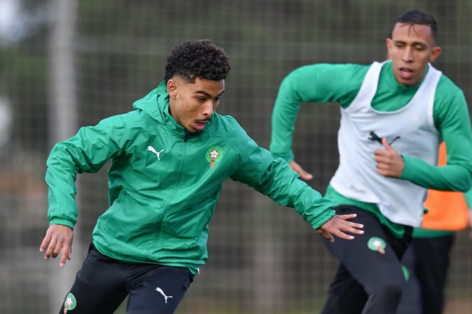 تداريب المغرب الأسود يباشرون التحضير لمواجهة الباراغواي بحصة خفيفة في ليل