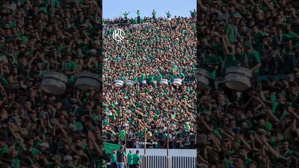 تناغم كبير يعكس قوة جمهور الرجاء🔥🙌