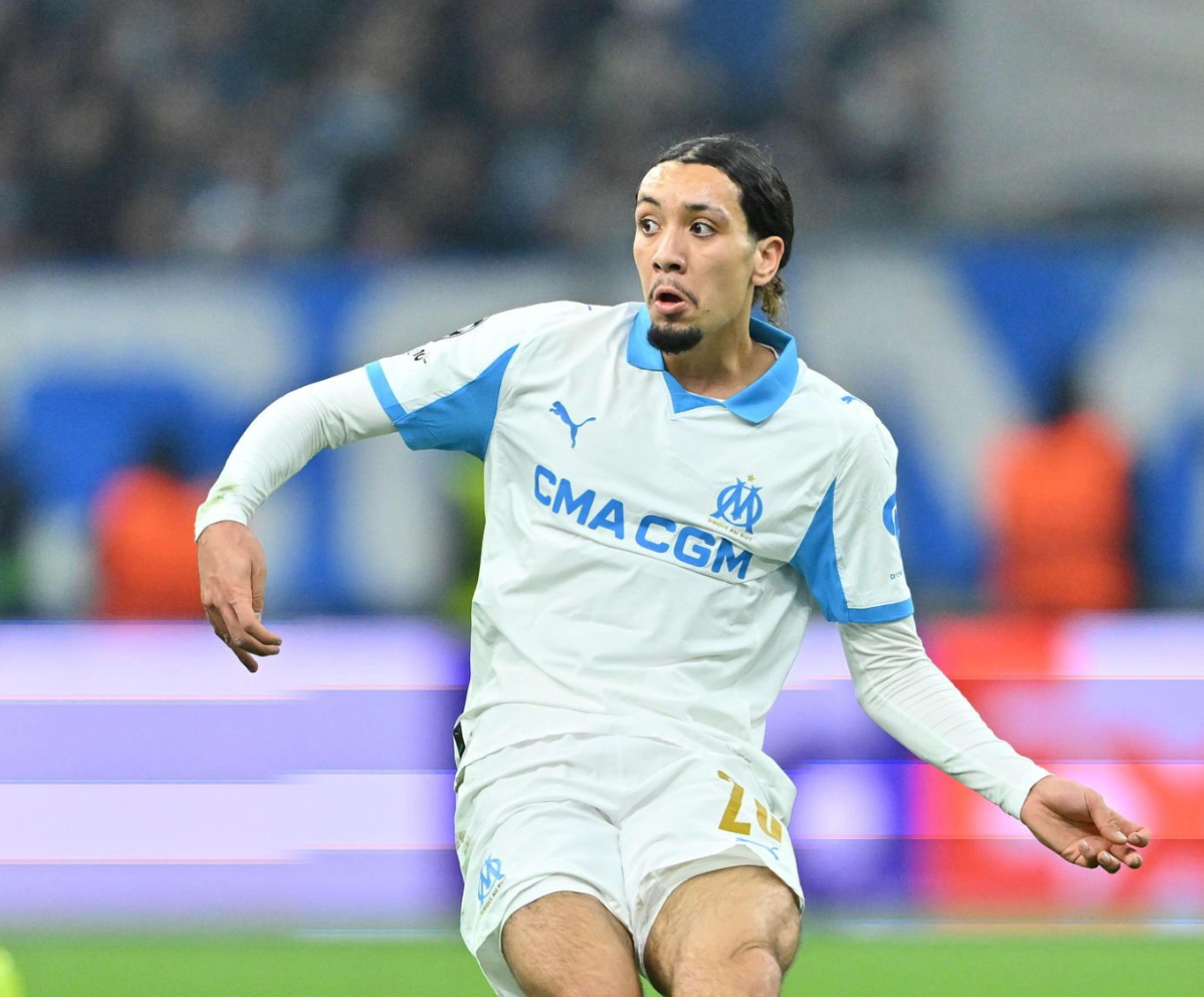 الدولي المغربي بلال ندير يحظى باهتمام كبير من ستراسبورغ وأندية أوروبية أخرى 1 بلال ندير ستراسبورغ لاعب أولمبيك مارسيليا في لقطة من مباراة كرة قدم.