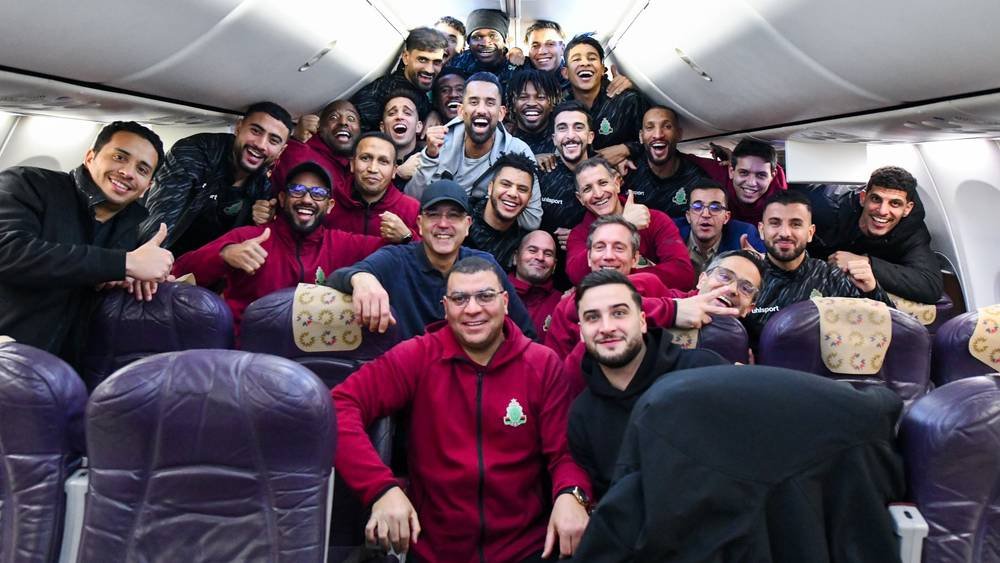 الجيش الملكي يشد الرحال لمواجهة ماميلودي صن داونز في نهائي دوري أبطال إفريقيا
