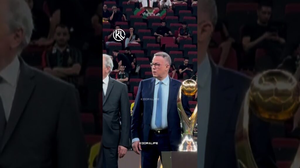 فوزي لقجع يراقب عن قرب “طروفي” دوري أبطال إفريقيا، قبل تقديمه لفريق صنداونز 😔😔