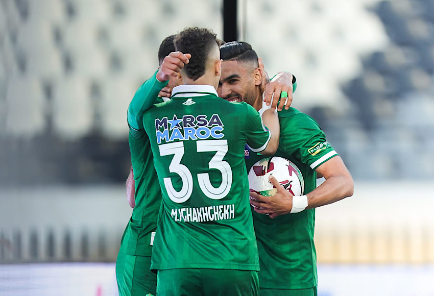 الرجاء الرياضي يتأهل لثمن نهائي كأس العرش بثنائية نظيفة