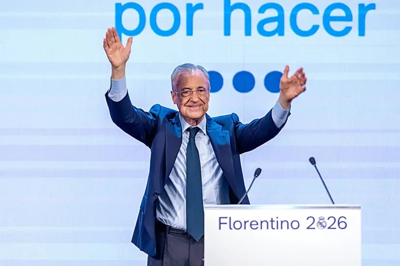 فلورنتينو بيريز يواصل رئاسة ريال مدريد حتى 2030