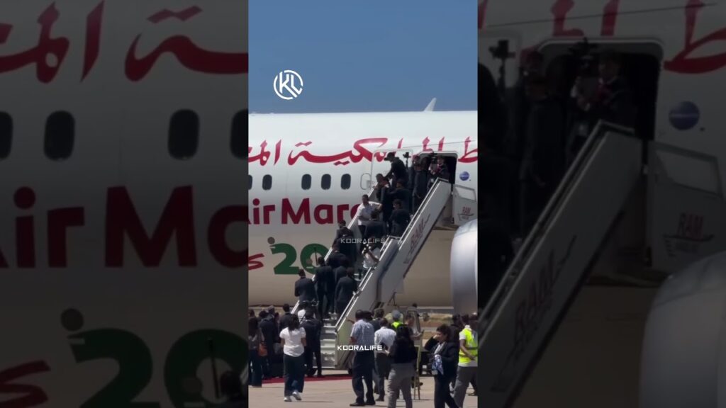 بعثة المنتخب المغربي ، تشد الرحال إلى الولايات المتحدة الأمريكية من أجل المشاركة في كأس العالم 2026