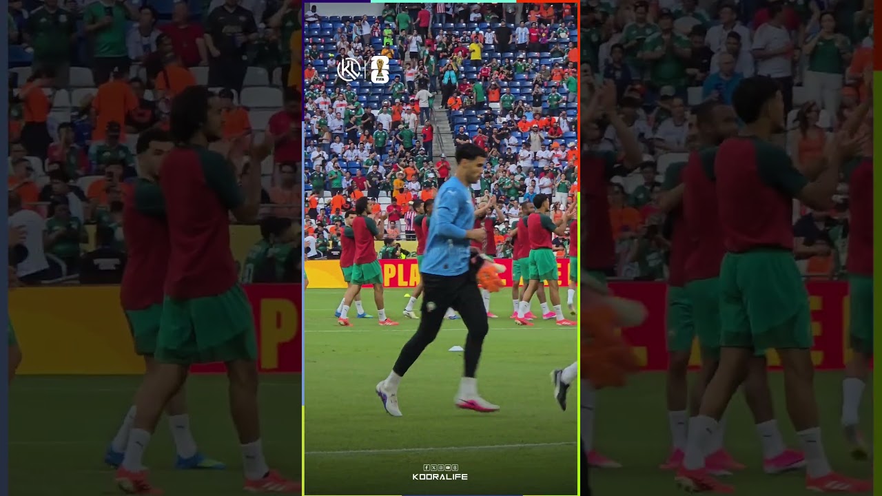 maxresdefault 118 استقبال خاص من الجماهير المغربية.. ولاعبو المنتخب يردون بالتصفيق في مونتيري