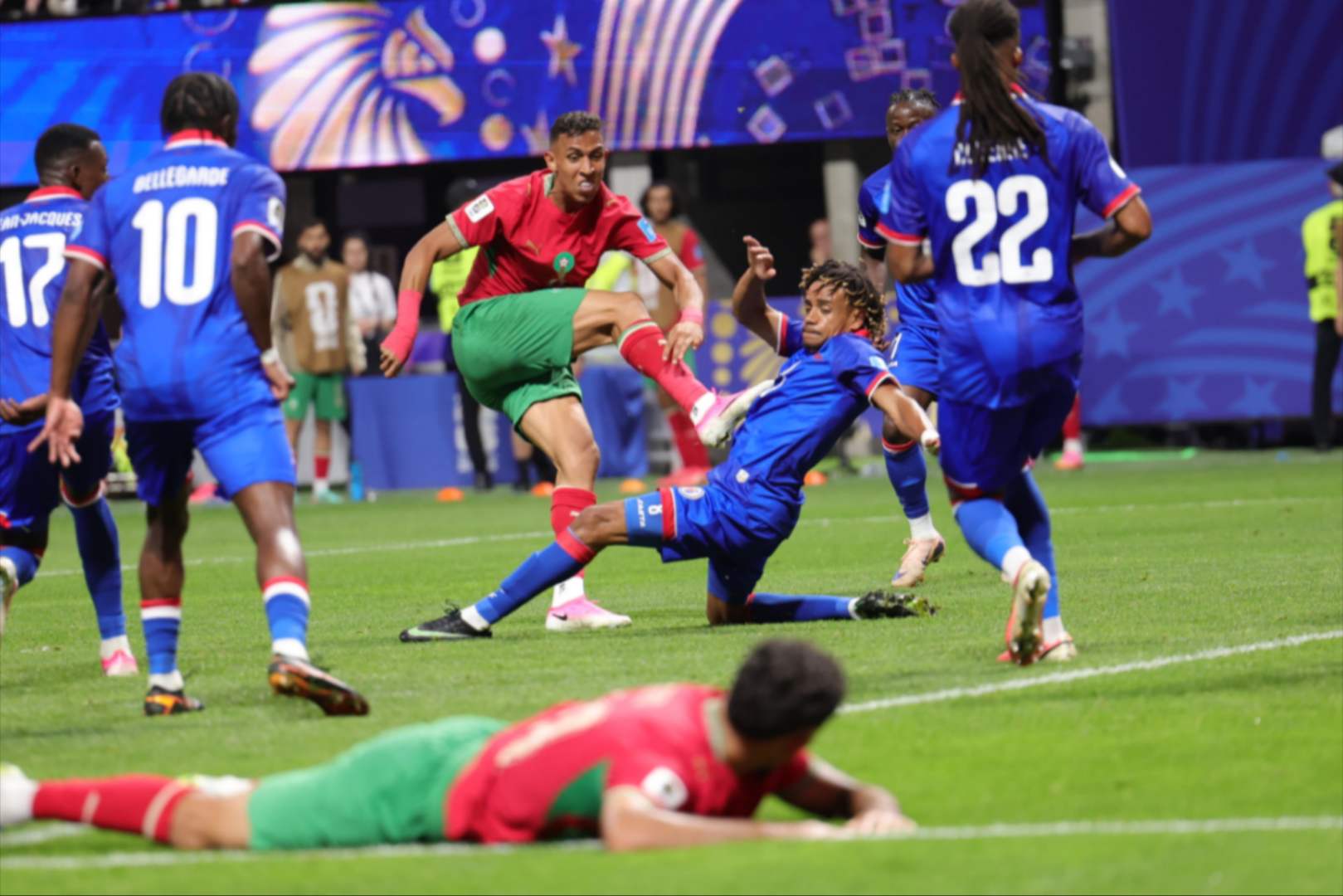 رحيمي كأس العالم المغرب يتأهل لدور الـ 32 في المونديال برباعية مثيرة
