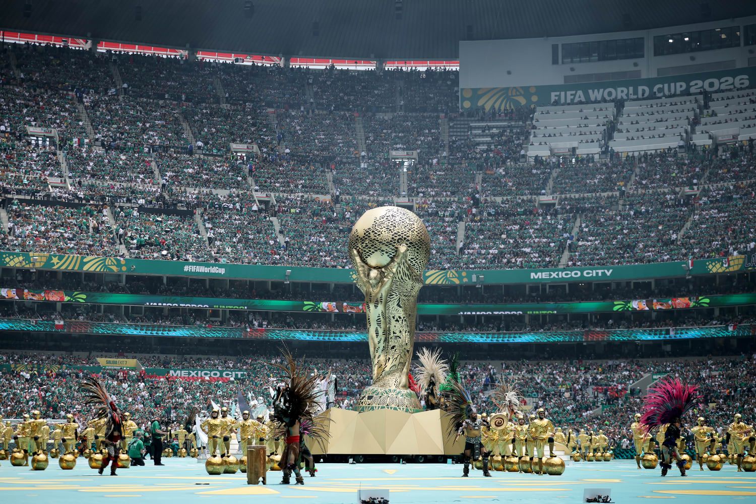 ملعب أزتيكا يدشن انطلاقة مونديال 2026 بحفل مبهر 1 كأس العالم 2026 ملعب أزتيكا يدشن انطلاقة مونديال 2026 بحفل مبهر