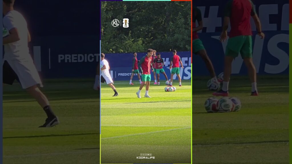 الحصة التدريبية الأخيرة للمنتخب المغربي قبل مواجهة فرنسا 🔥