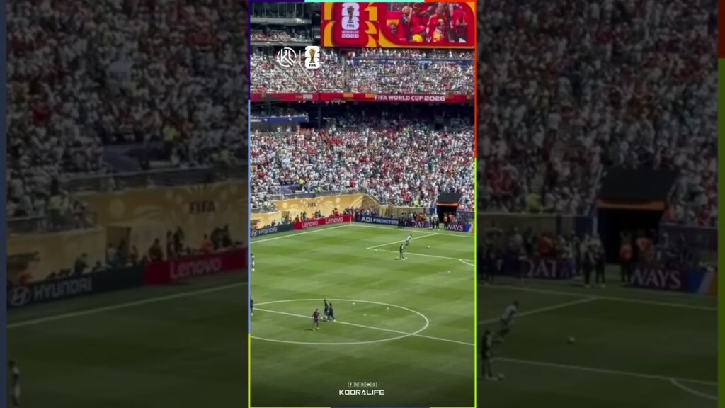 إحماء اللاعبين قبل انطلاق المباراة بين النهائي لمونديال 2026🔥🔥