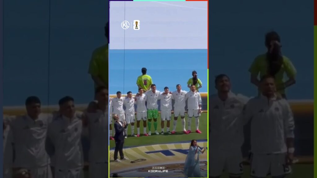 حماس كبير من لاعبي المنتخب الأرجنتيني أثناء عزف النشيد الوطني للارجنتين 🔥🔥