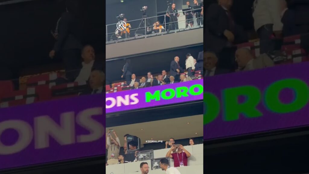 موتسيبي رفقة فوزي لقجع يصل ملعب مولاي الحسن، لمتابعة المباراة افتتاح كأس إفريقيا للسيدات🧐🧐