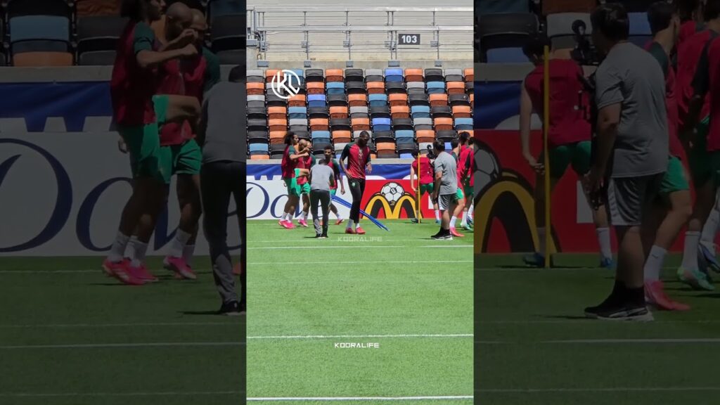 الحصة التدريبية الأخيرة للمنتخب المغربي قبل مواجهة كندا في دور 16🔥