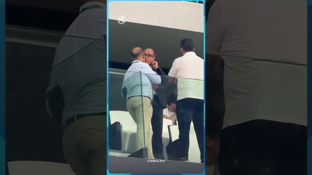 جواد الزيات حاضر لمتابعة الرجاء ضد اتحاد تواركة في الدوري المضغر🧐🧐🔥