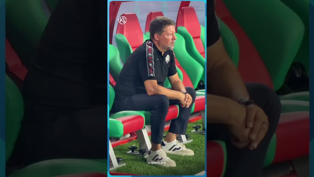 المدرب الجديد للوداد يتابع إحماء الفريق قبل مواجهة وداد تمارة🔥🔥
