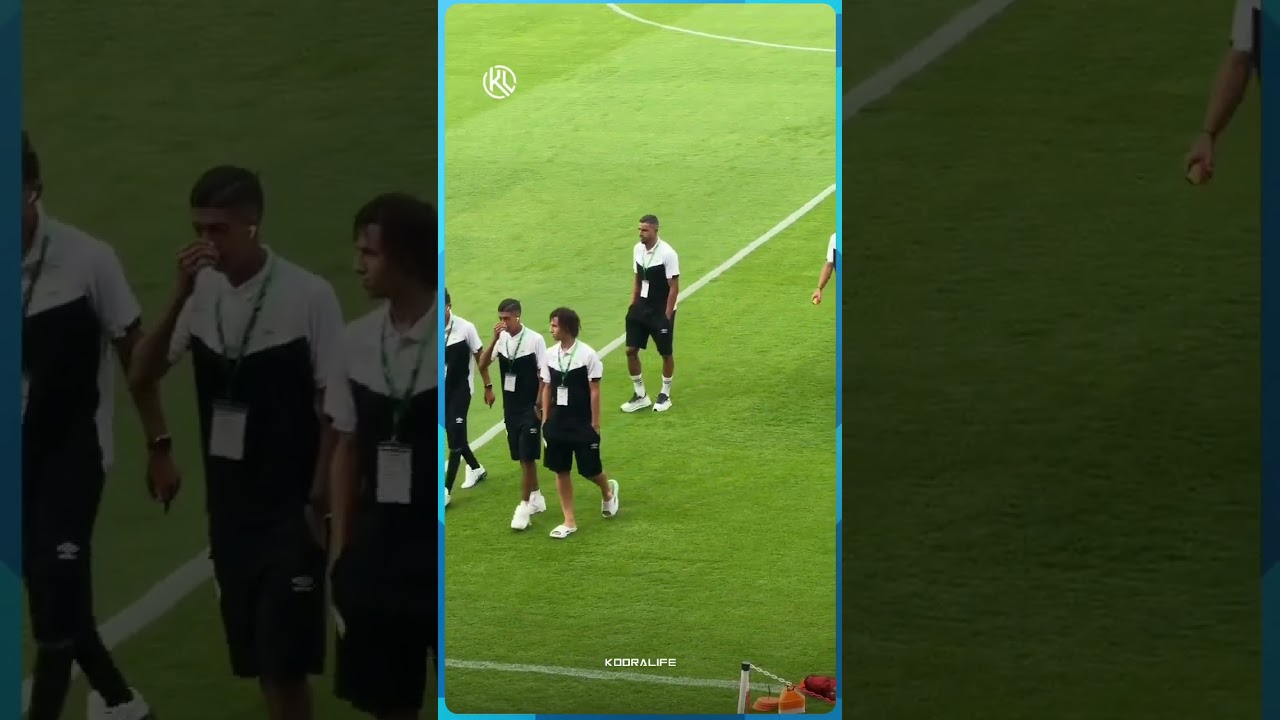 قبل انطلاق الدوري المصغر، روح رياضية كبيرة من لاعبي الرجاء اتجاه لاعبي نهضة بركان👏👏