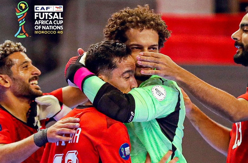 مصر تكتسح الجزائر وتحصد برونزية كأس إفريقيا للفوتسال
